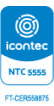 Sello ICONTEC Certificación de Servicios de FUNCA (Fundación Escuela de Capacitación Colombiana).