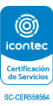 Sello ICONTEC Certificación de Servicios de FUNCA (Fundación Escuela de Capacitación Colombiana).